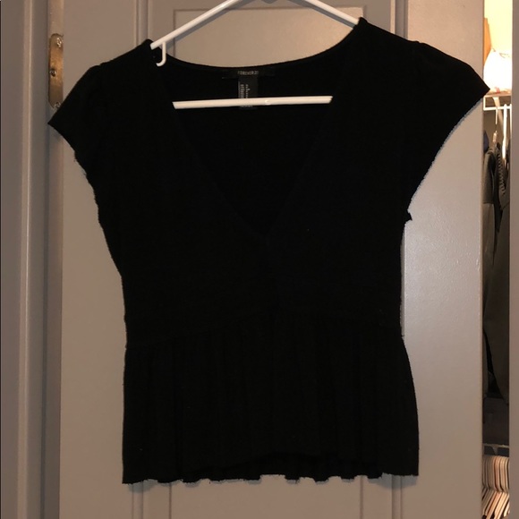 forever 21 knit V-neck top - Picture 4 of 4